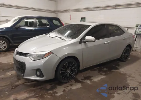 2014 Toyota Corolla S Plus из США, поврежденный, VIN 2T1BURHE2EC214096